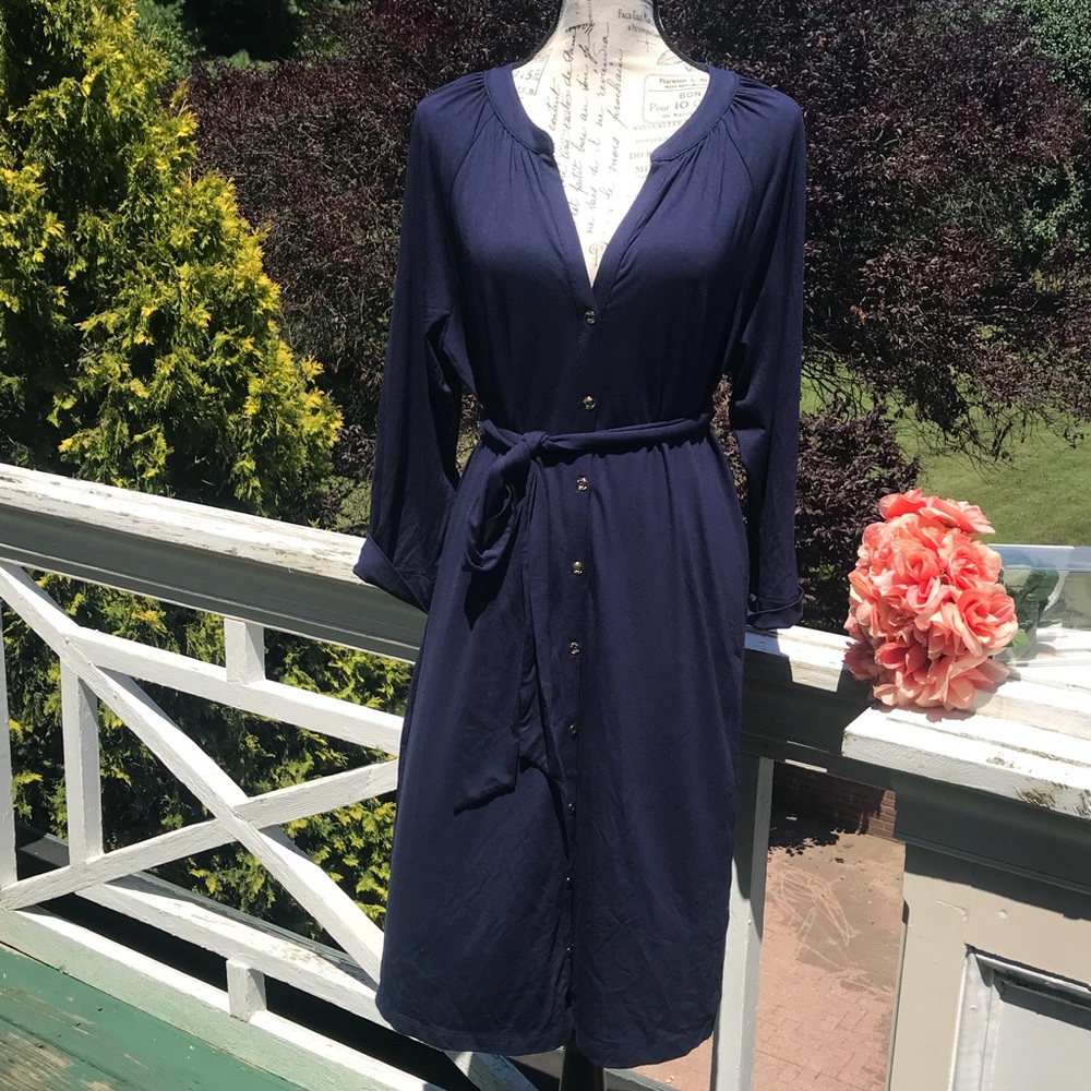   NWOT LILLY PULITZER Bailor True Blue Dress - Picture 3 of 9
